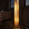 Moderne Designer Stehlampe PARIS 120cm gold Stehleuchte