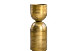 Moderne Vase SANDGLASS XL 70cm messing Eisen handmade beidseitig nutzbar