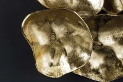 Moderne Wanddekoration VARIATION 105cm gold Metall handmade