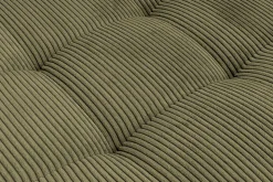 Moderne XXL Wohnlandschaft KENT 305cm grün Cord Bigsofa inkl. Hocker Federkern
