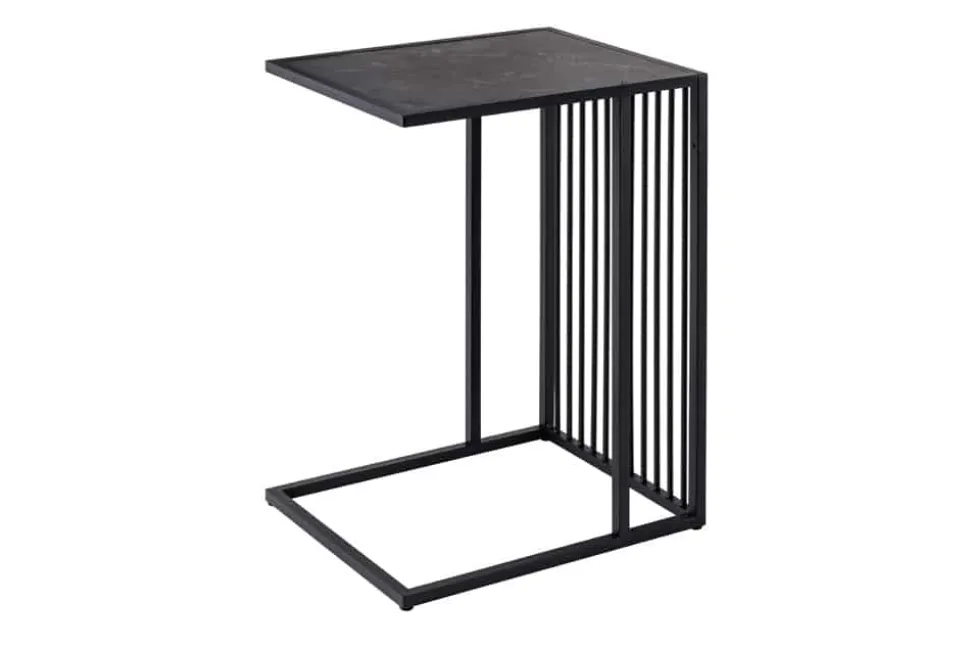 Moderner Beistelltisch ARCHITECTURE 65cm graphit Metall Laptoptisch