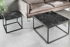 Moderner Couchtisch ARCHITECTURE 60cm graphit Metallgestell