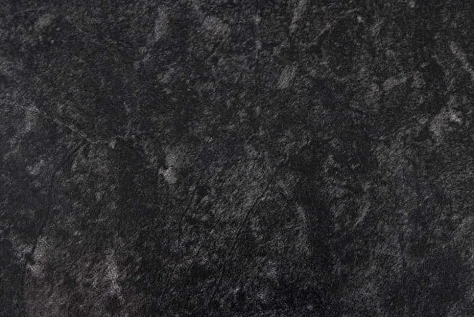 Moderner Esstisch MILANO 120cm anthrazit Keramik schwarze Metallbeine