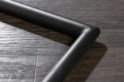 Moderner Freischwinger Stuhl COMFORT grau mit Komfortgriff