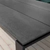 Moderner Gartentisch FLOATING 210cm anthrazit Aluminium In- und Outdoor Esstisch