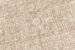 Moderner Hocker SCANDINAVIA champagner Chenille Cremona Metallbeine Fußhocker