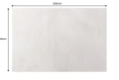 Moderner Teppich COZY CLOUD 230x160cm creme Hochflor Indoor-Teppich Felloptik