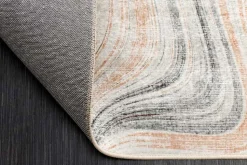 Moderner Teppich EARTH 230x160cm beige grau multicolor Flachgewebe Indoor-Teppich