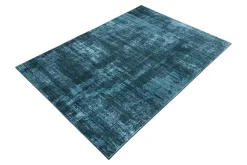 Moderner Teppich SOFT TOUCH 230x160cm blau Kurzflor Indoor-Teppich