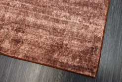 Moderner Teppich SOFT TOUCH XXL 350x240cm kupfer braun Kurzflor Indoor-Teppich