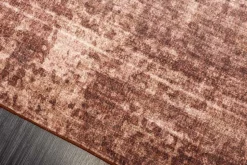 Moderner Teppich SOFT TOUCH XXL 350x240cm kupfer braun Kurzflor Indoor-Teppich