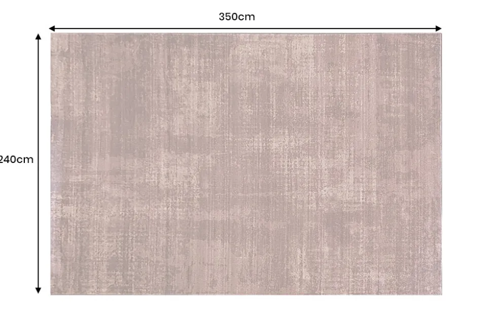 Moderner Teppich SOFT TOUCH XXL 350x240cm kupfer braun Kurzflor Indoor-Teppich