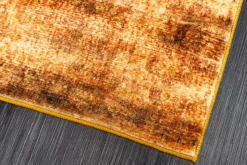 Moderner Teppich SOFT TOUCH 230x160cm senfgelb gold Kurzflor Indoor-Teppich