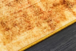 Moderner Teppich SOFT TOUCH 230x160cm senfgelb gold Kurzflor Indoor-Teppich