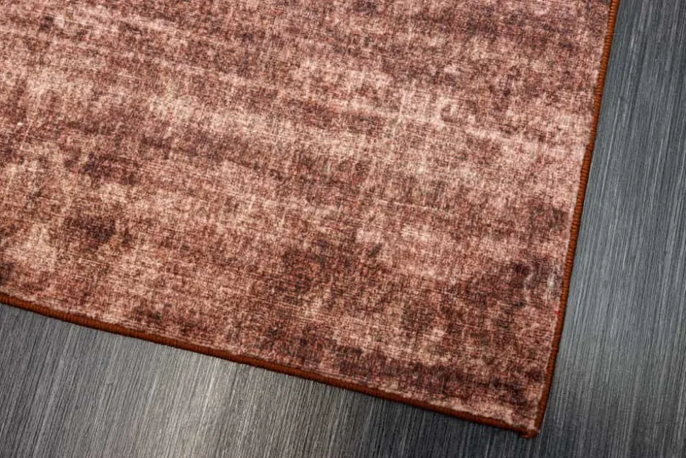 Moderner Teppich SOFT TOUCH 230x160cm kupfer braun Kurzflor Indoor-Teppich
