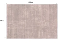 Moderner Teppich SOFT TOUCH 230x160cm kupfer braun Kurzflor Indoor-Teppich