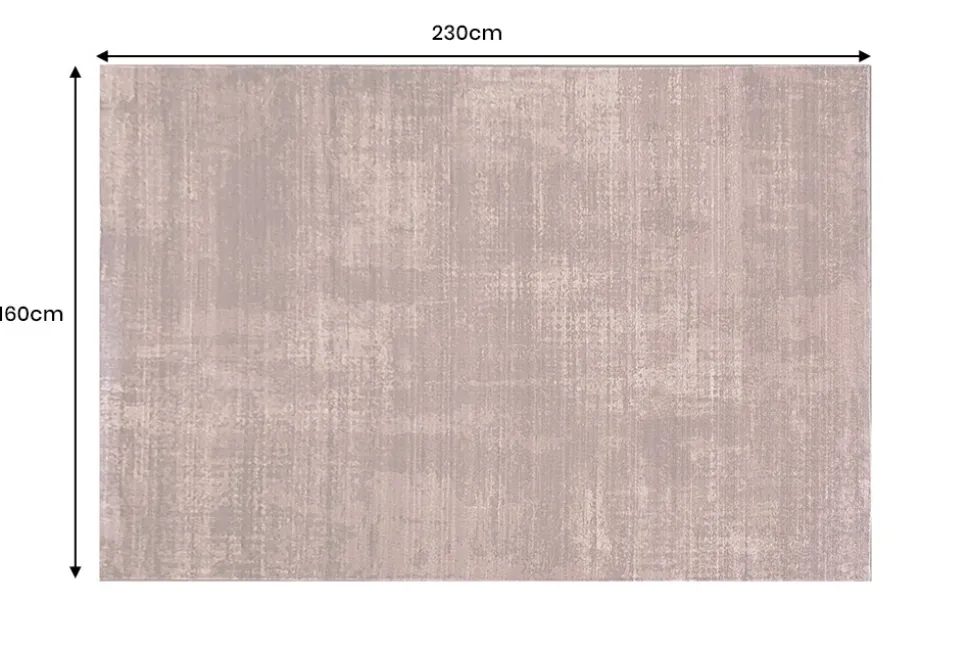 Moderner Teppich SOFT TOUCH 230x160cm kupfer braun Kurzflor Indoor-Teppich