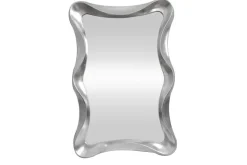 Moderner Wandspiegel ALICE 120cm silber variabel aufhängbar