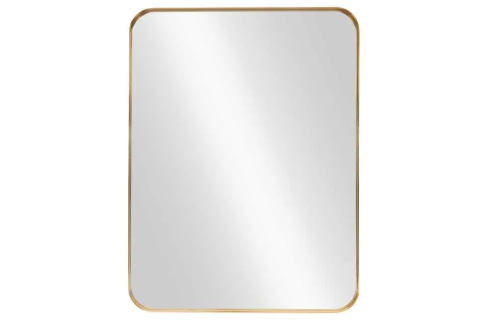 Moderner Wandspiegel AMSTERDAM 100cm gold Aluminium