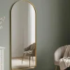 Moderner Wandspiegel ARCA 160cm gold Aluminium