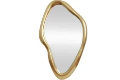 Moderner Wandspiegel MARQUISE 150cm gold variabel aufhängbar organische Form