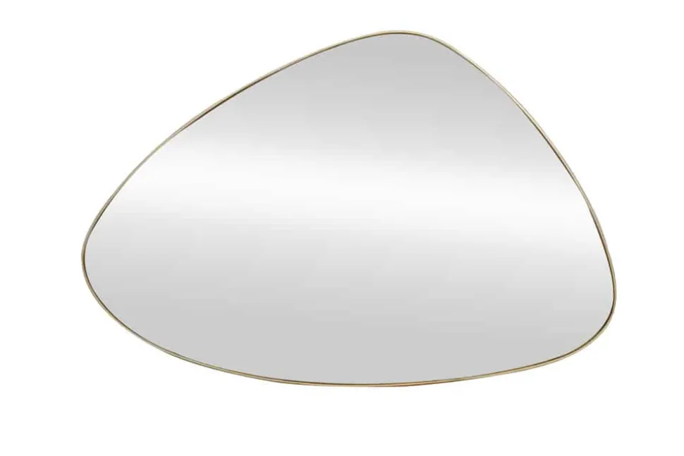 Moderner Wandspiegel NOEMI 85cm gold variabel aufhängbar