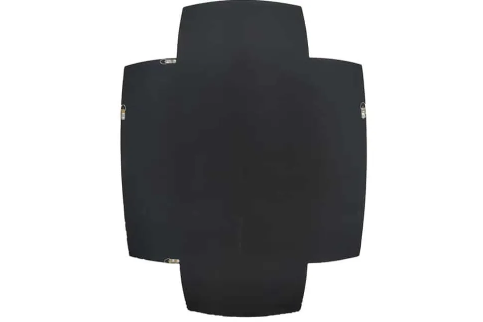Moderner Wandspiegel QUADRA 90cm gold variabel aufhängbar vier Spiegel