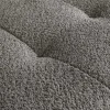 Modernes Big Sofa ROYAL 295cm grau Bouclé Federkern XXL-Couch inkl. Kissen