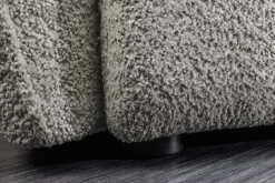 Modernes Big Sofa ROYAL 295cm grau Bouclé Federkern XXL-Couch inkl. Kissen
