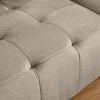 Modernes Big Sofa ROYAL 295cm greige Velours-Strickstoff Federkern XXL-Couch
