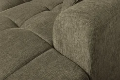 Modernes Ecksofa CITY 240cm grün Strukturstoff 3-Sitzer Couch inkl. Kissen