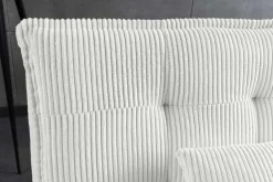 Modernes Schlafsofa JAZZ 190cm beige Cord 3-Sitzer Couch