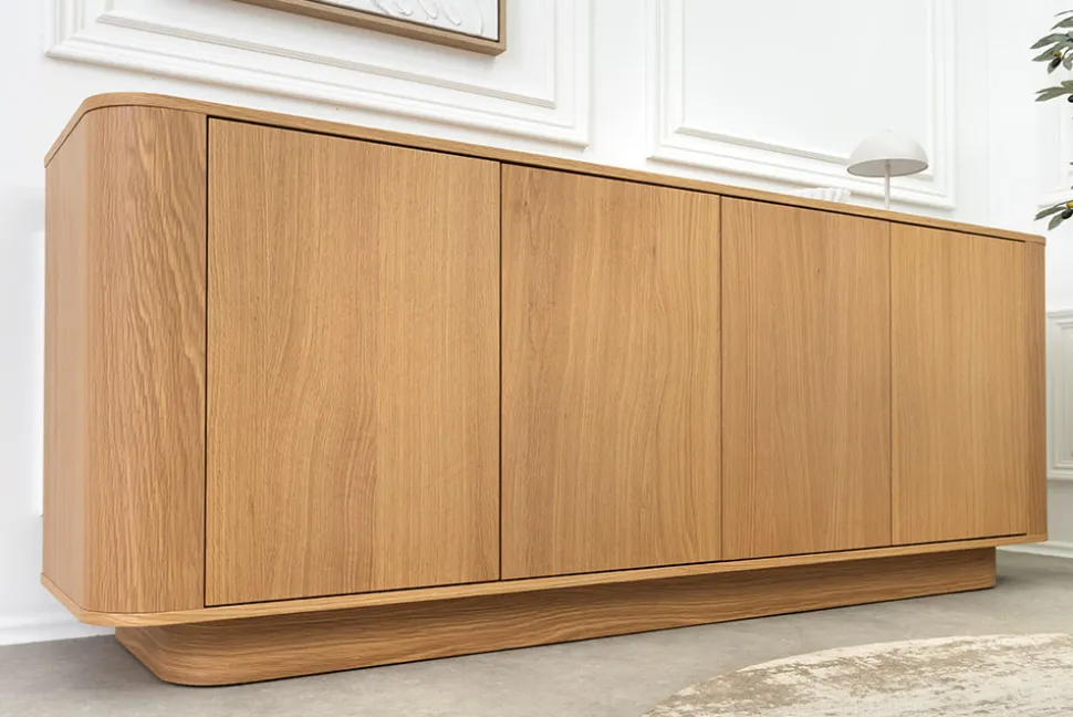 Modernes Sideboard VALHALLA WOOD 180cm natur Eichenholz Kommode
