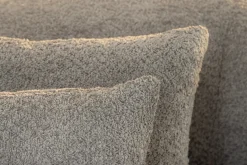 Modernes Sofa ATELIER 230cm grau Bouclé 3-Sitzer Couch inkl. Kissen
