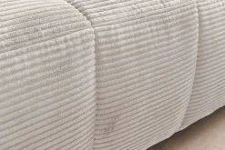 Modernes Sofa ZERO GRAVITY 240cm beige Cord 3-Sitzer Couch