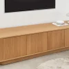 Modernes TV-Board VALHALLA WOOD 180cm natur Eichenholz Lowboard mit Stauraum