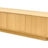 Modernes TV-Board VALHALLA WOOD 160cm natur Eichenholz Lowboard mit Stauraum