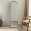 Nordischer Standspiegel PORTRAIT 165cm natur in Eichenholz-Design