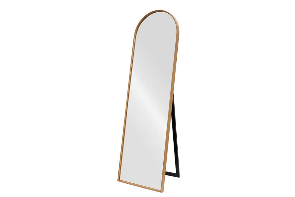 Nordischer Standspiegel PORTRAIT 165cm natur in Eichenholz-Design