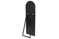 Nordischer Standspiegel PORTRAIT 165cm braun in Walnussholz-Design