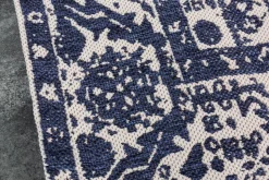 Orientalischer Teppich OLD MARRAKESCH 230x160cm beige blau Used Look