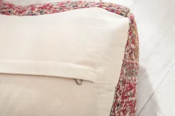 Orientalisches Bodenkissen XL OLD MARRAKESCH 70cm rot florales Muster Sitzpouf