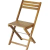 Outdoor Balkon Stuhl BALI natur honey Akazienholz klappbar wetterfest Gartenstuhl