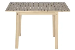 Outdoor Balkontisch BALI 110cm natur hell Akazienholz ausklappbar wetterfest