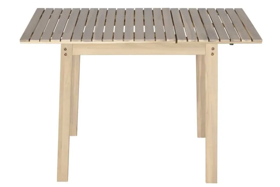 Outdoor Balkontisch BALI 110cm natur hell Akazienholz ausklappbar wetterfest