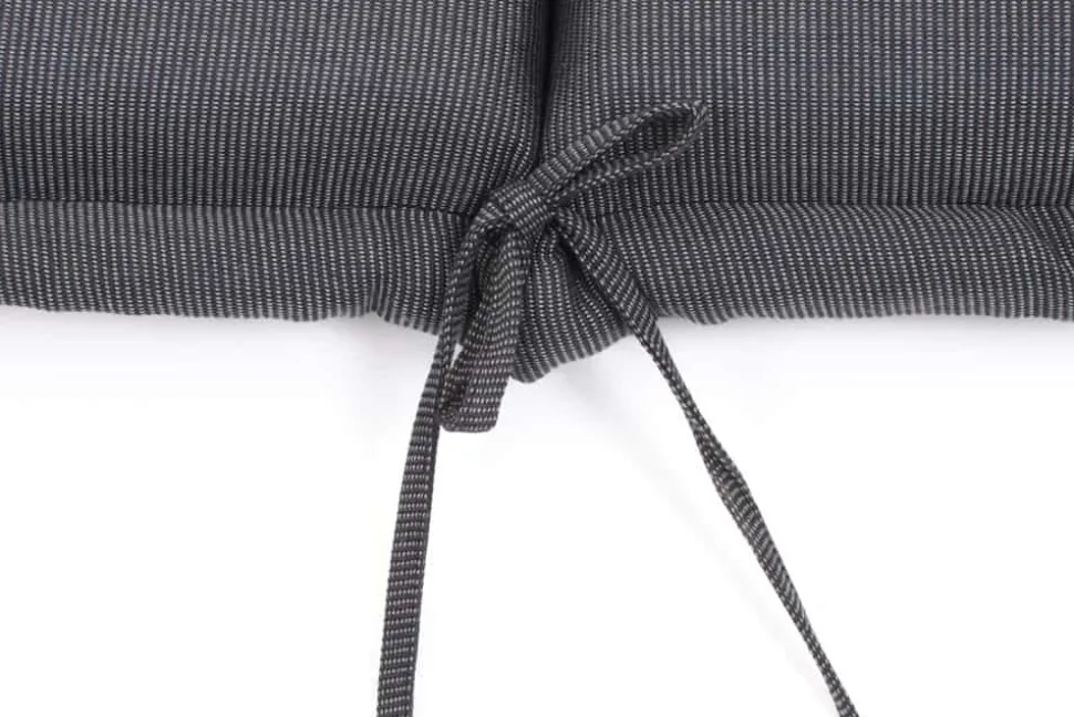 Outdoor Kissen ROG 45x186cm anthrazit Sitzkissen Polster-Auflage für Deckchair