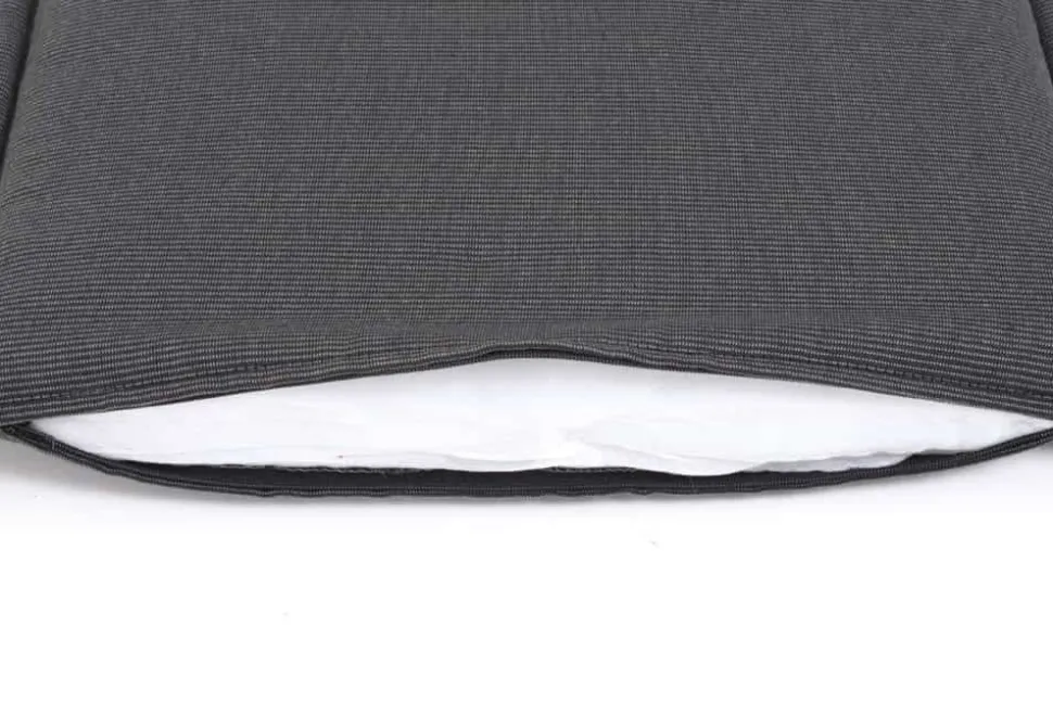 Outdoor Kissen ROG 40x42cm anthrazit Sitzkissen Polster-Auflage für Gartenstuhl