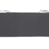 Outdoor Kissen ROG 45x110cm anthrazit Sitzkissen Polster-Auflage für 2-Sitzer Bank