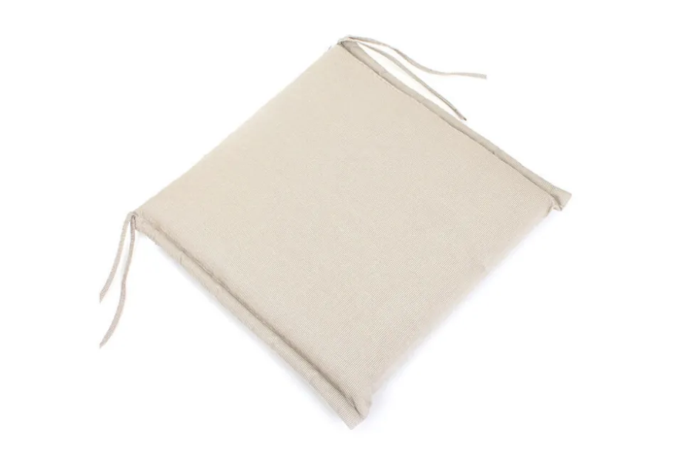 Outdoor Kissen ROG 46x48cm beige Sitzkissen Polster-Auflage für Gartenstuhl