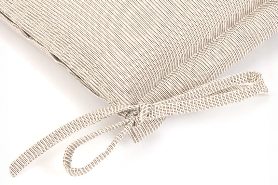 Outdoor Kissen ROG 46x48cm beige Sitzkissen Polster-Auflage für Gartenstuhl